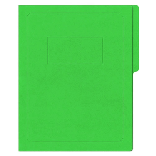 Carpeta Pressboard tamaño carta color verde claro, de 1/2 ceja y con broche de 8cm.