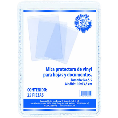 Mica de vinil Credencial No. 5.5